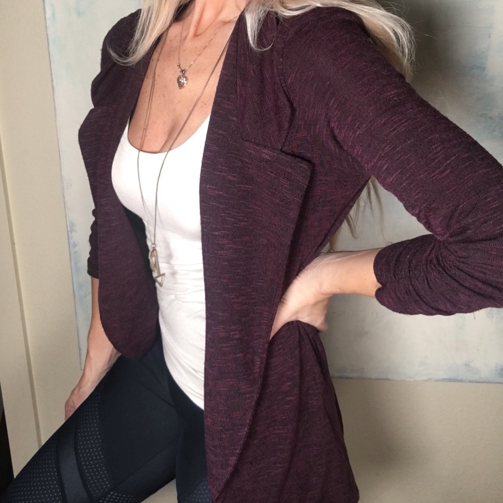*** SOLD **Soft stylish blazer-style cardigan